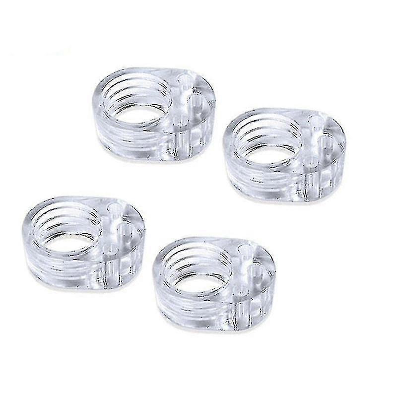4pcs Clear PVC Door Stopper Bumper Wall Protector Handle Guard