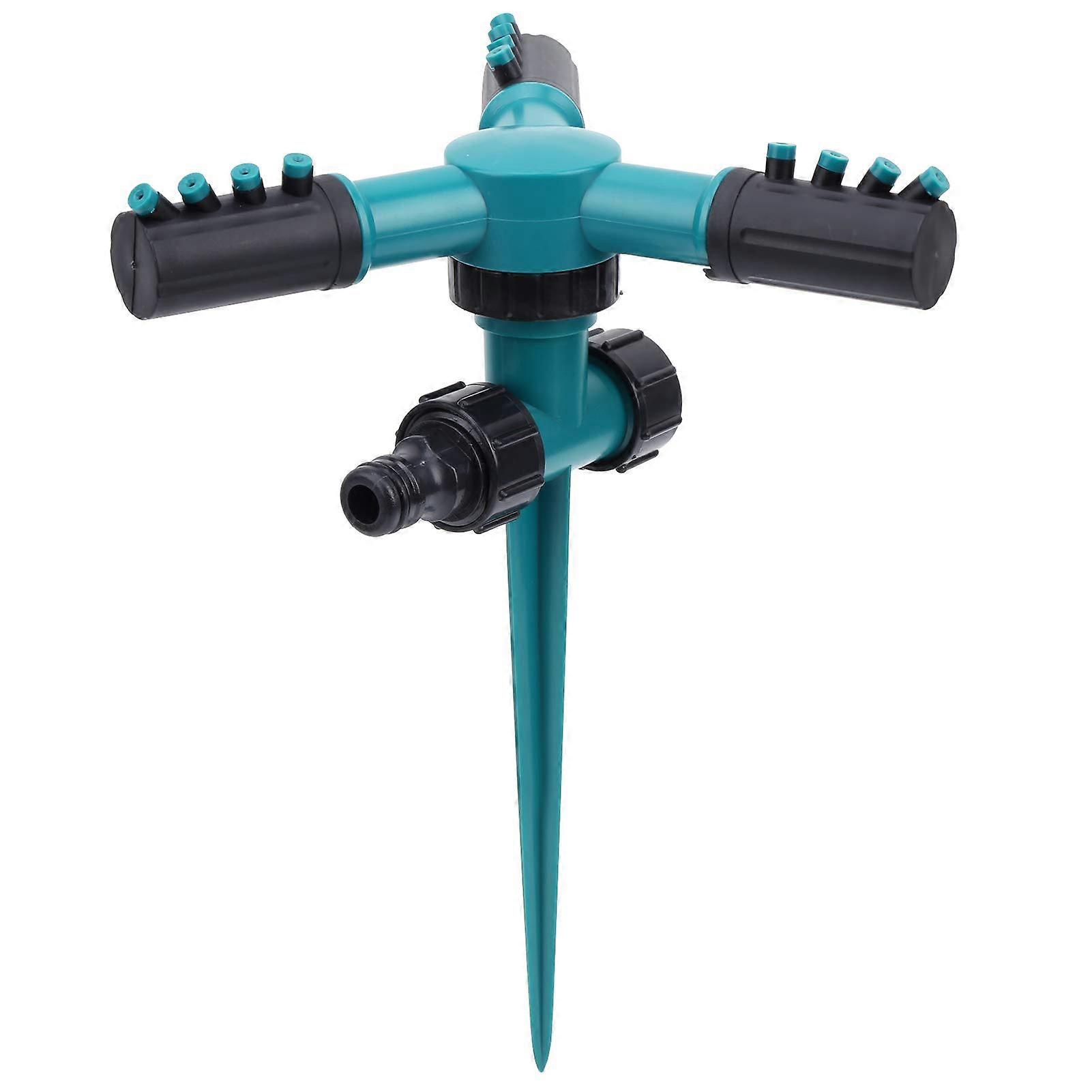 Sprinkler for garden, sprinkler head with pin, rotating garden sprinkler for large area coverage, 360degree lawn and yard sprinkler