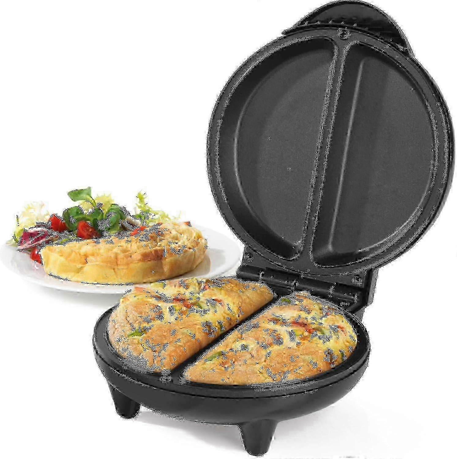 Dual Omelette Maker with Non-Stick Plates, Fast 2-3 Min Preheat, Deep Fill Electric Cooker by JJGI