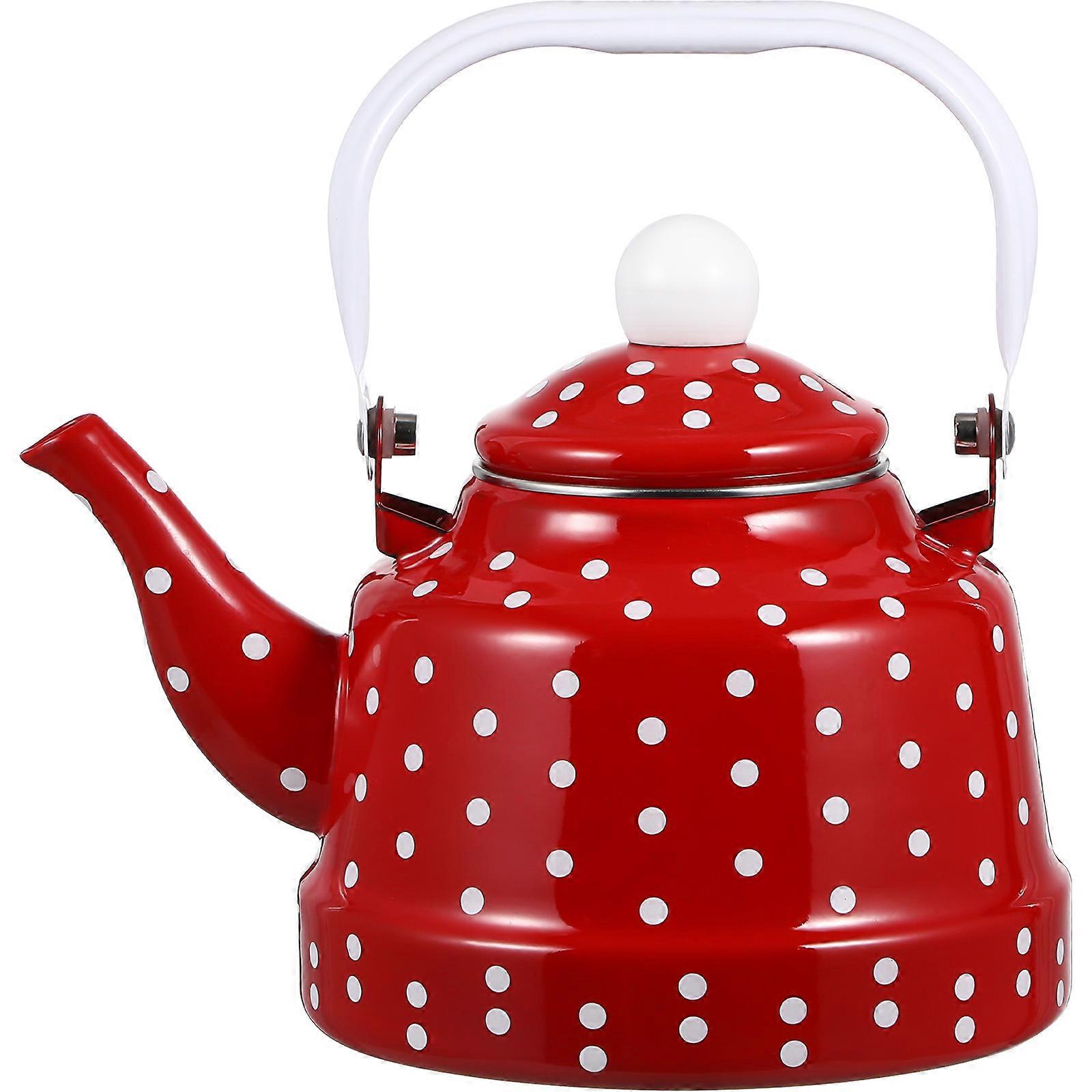 Teapots for Tea, Stylish Enameled Kettle Perfect for Housewarming