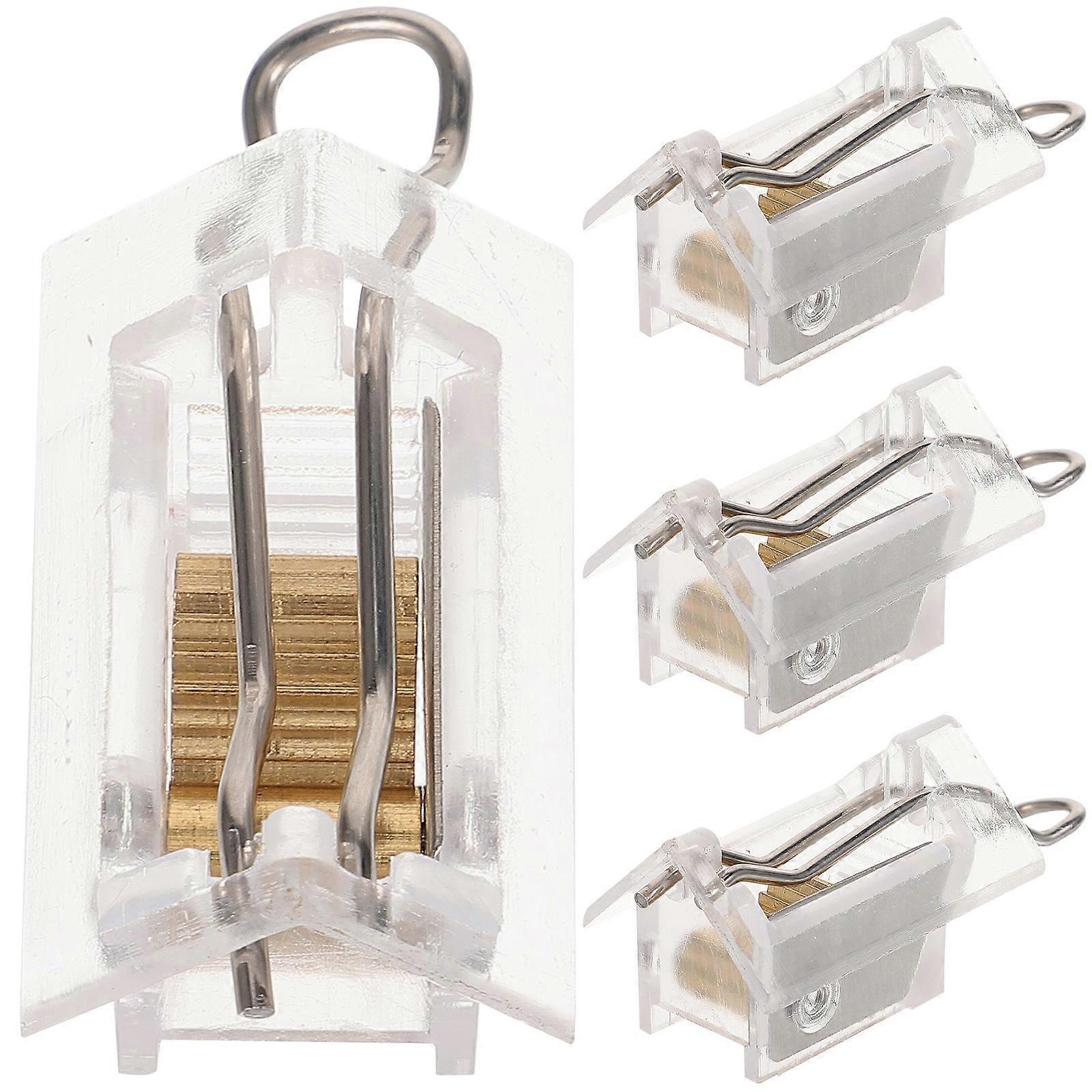 4pcs Blind Cord Lock Mechanism for Roller Blinds – Precision Curtain Cord Cleats Easy to Install for Home Use