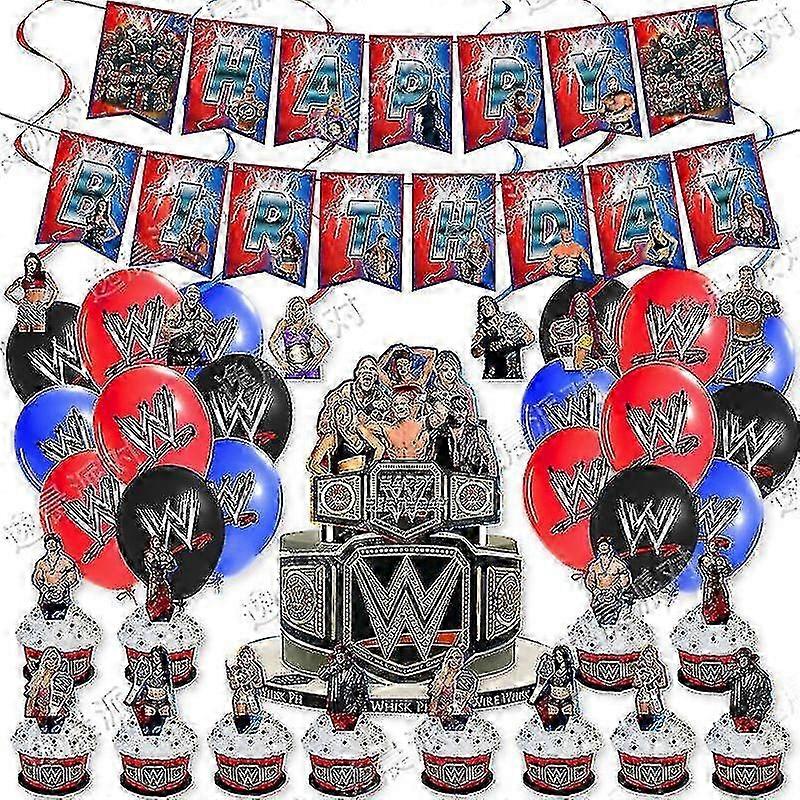 WWE Theme Happy Birthday Balloons Kit 2025