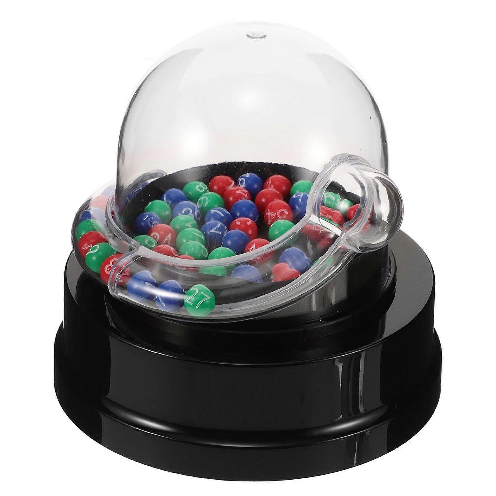 1 Set Number Picking Machine Mini Electric Lucky Ball Picker Lottery Machine Party Game Toy for Lottery Game