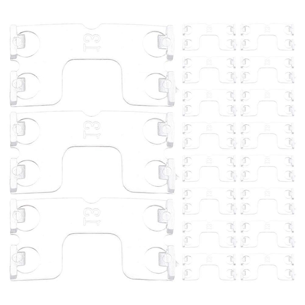 Plastic Butterfly Shaped Blind Clips 30pcs Replacement for Valance Window Clips Horizontal Blinds Easy Install Secure Valance Enhancer