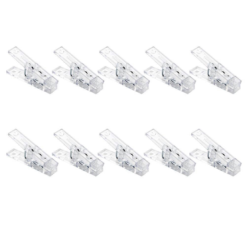 Small Plastic Clamps Practical And Delicate Light Clips For Office Use present Giving 6x1.2cm String Light Decoration 20Pack