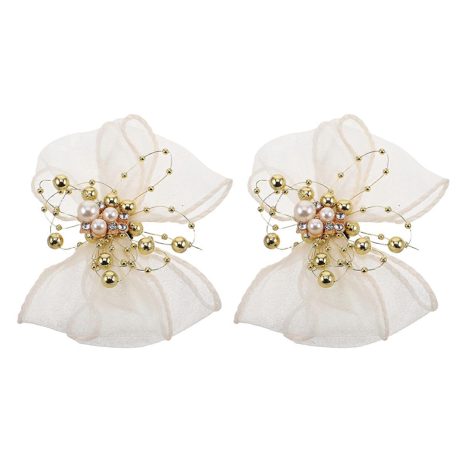 Mesh Bow Clips Offering Easy Application on Various Shoes