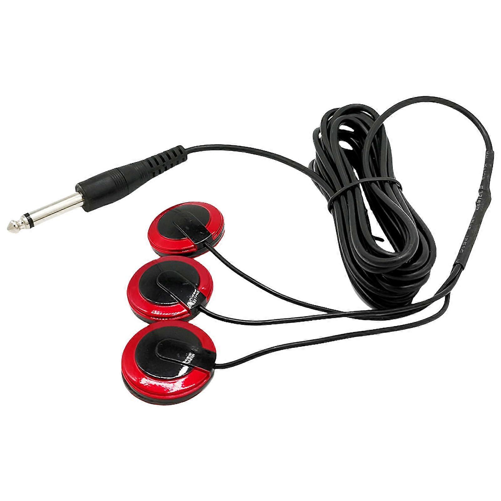 Passive pickups for guitar, stables, microphone, pickups, converter, selfadhesive, piezo pickups for violin, ukulele, banjo Rot Ref: 6027