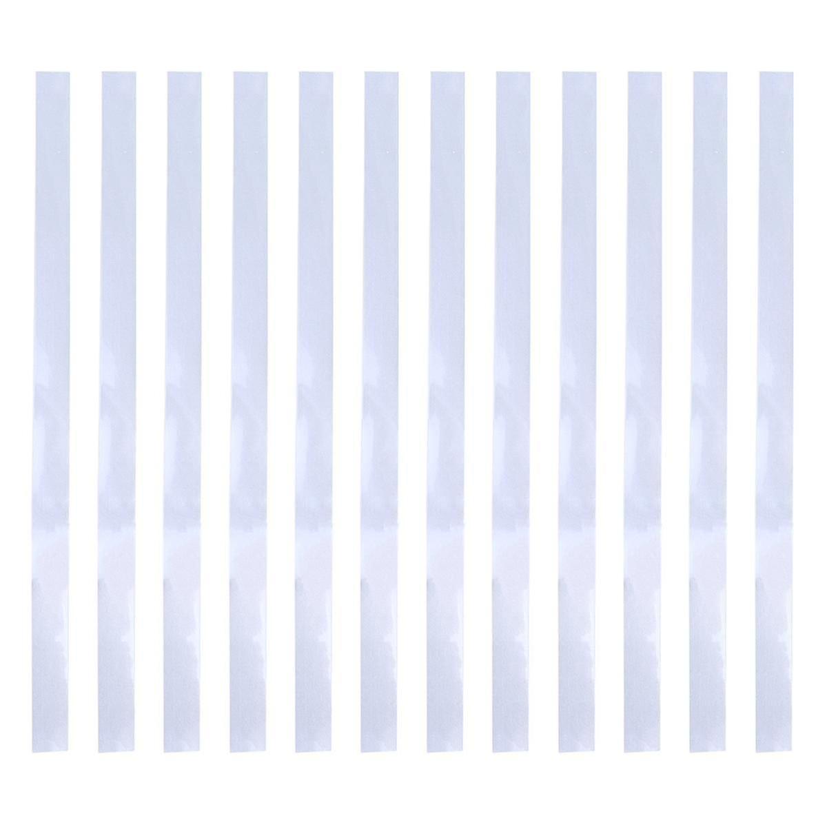 12pcs Reflective Tape Strips for Digital Photo Tachometers Speedometer Reflective Stickers Papers (Silver)-Good