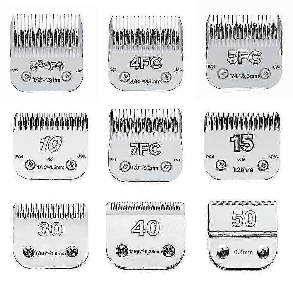 3f 4f 5f 7f 9 10 30 40 50 Professional Pet Clipper Blade A5 Blade Fit Most Andis Oster Clippers Pet Clippers Ceramic Blade