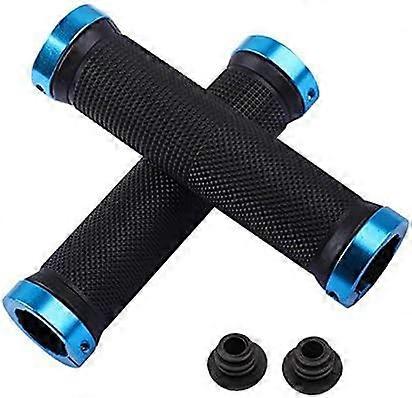 1 pair of double lock bicycle mountain bike handlebar grips, including 2 handlebar covers