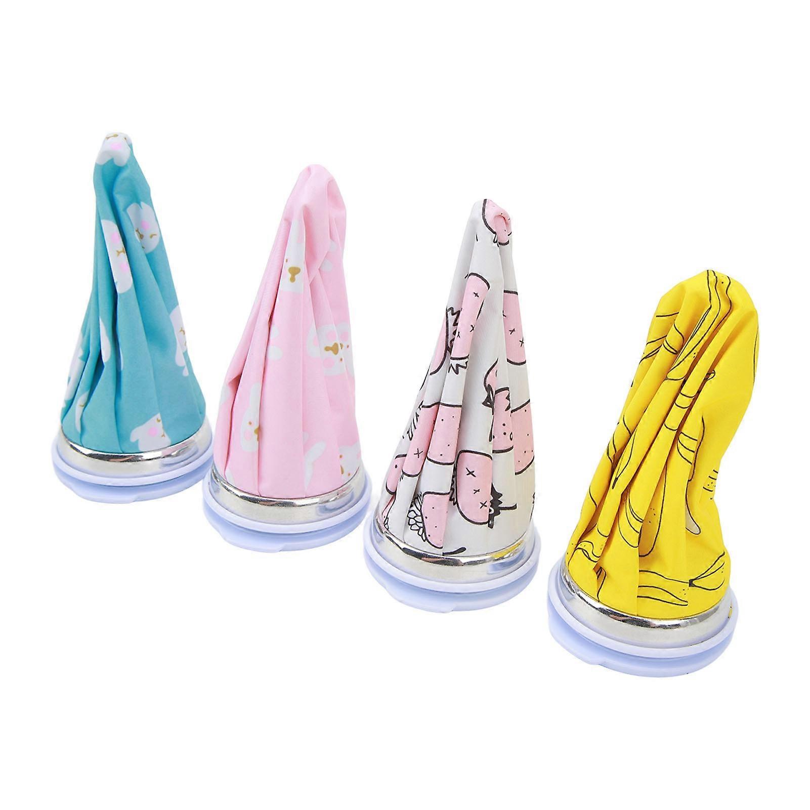 Pack Reusable Ice Bags with Large Opening Cap for Hot Water, Home and Travel