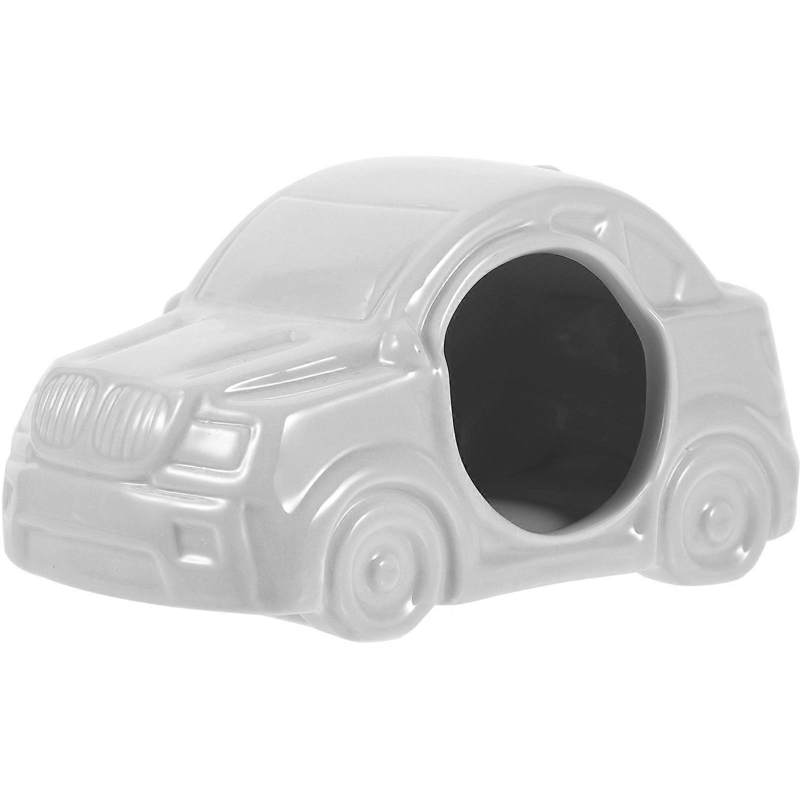 Ceramic Hamster House Car Shape Small Pets Cooling Resting Sleeping 1Pcs
