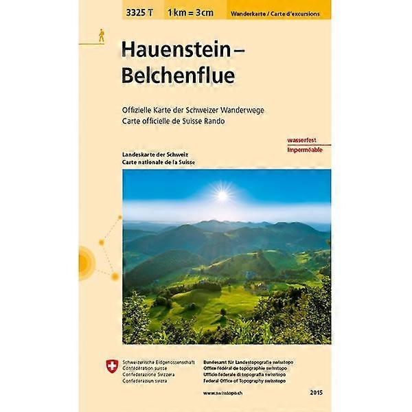 Hauenstein - Belchenflue Walking Map 3325t