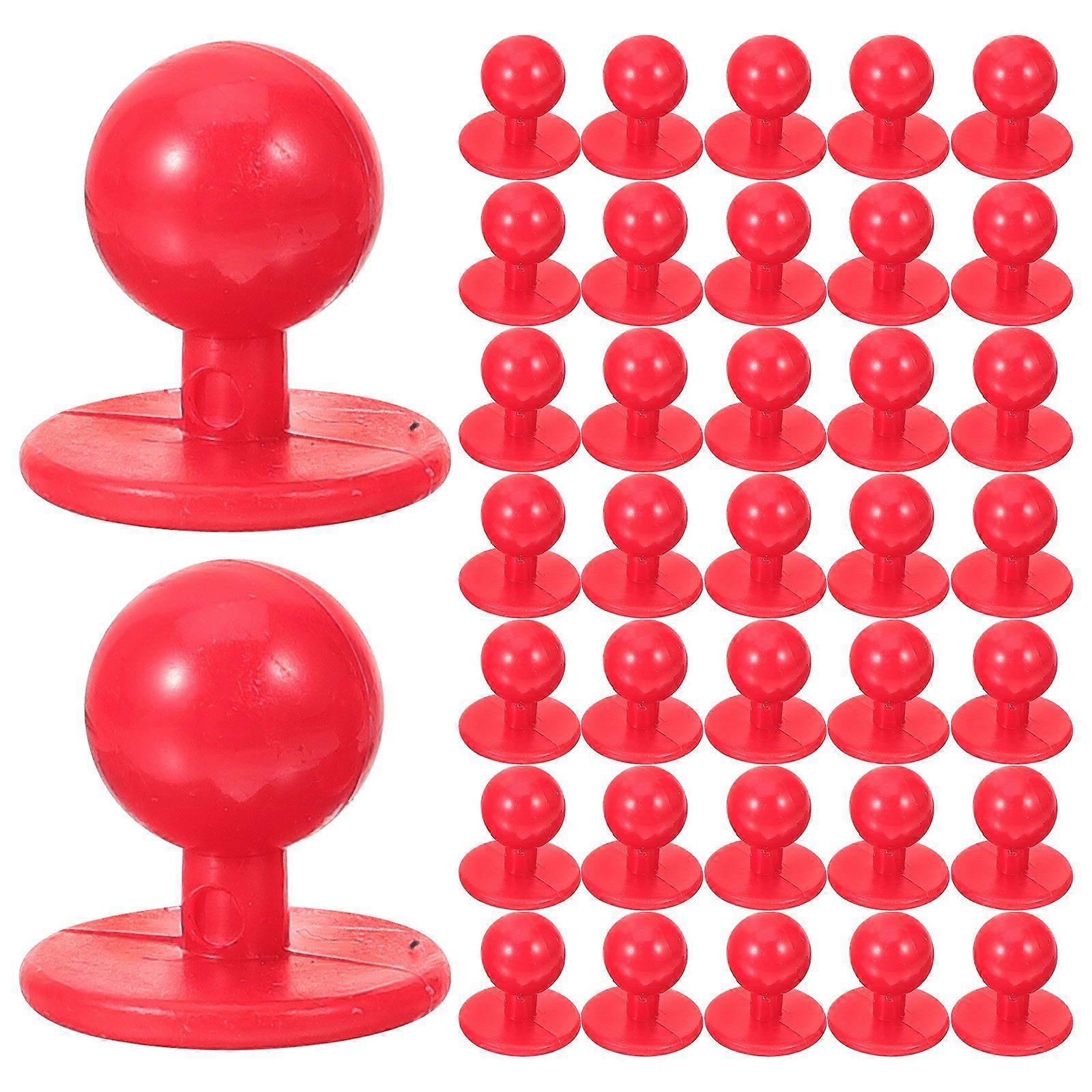 100pcs Buttons Practical Clothes Buttons Chef Suit Sewing Buttons DIY Plastic Buttons
