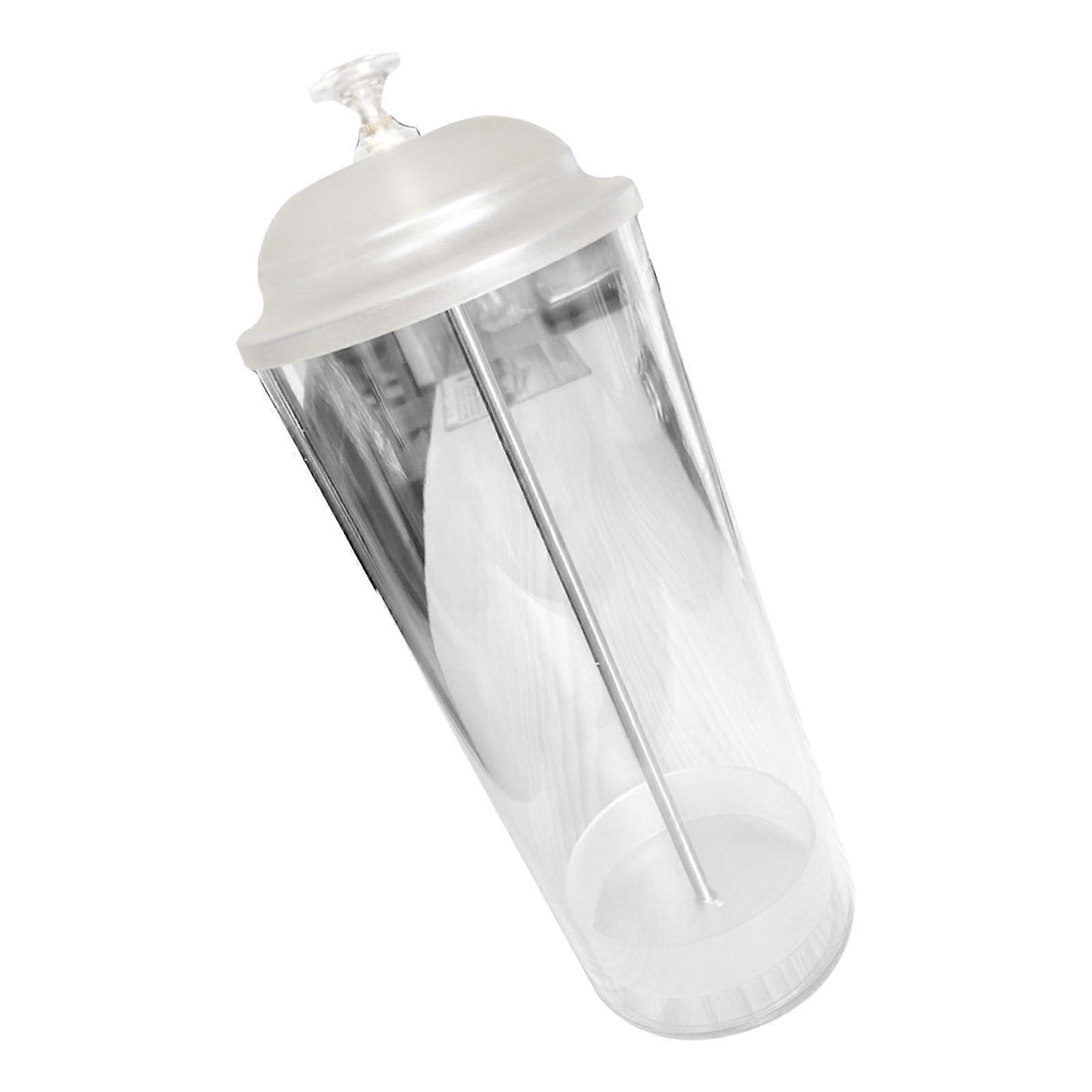 Stable drinking straw organizer, container, practical straw dispenser for kitchen and clubs, used with a lid for easy access