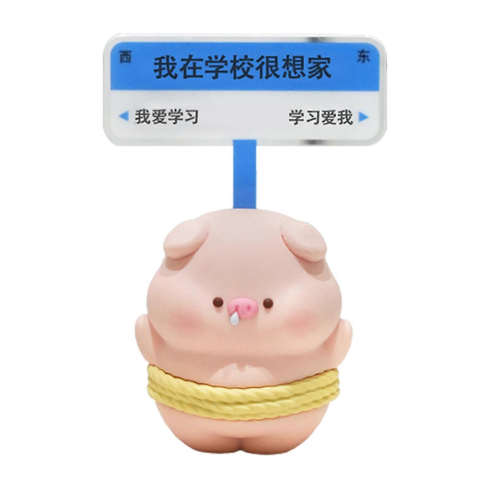 Sheep Ornaments for Dashboard, Cute Decoration for Vehicles and Home, Decorative Statue, Animal Motif, 10 cm