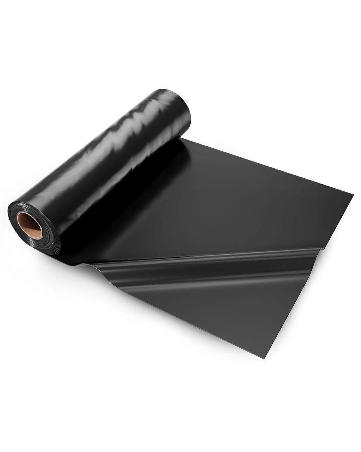 Plastic Sheeting Heavy Duty 10' x 100', 6 Mil Thick Plastic Sheeting Roll, Plastic Drop Cloth Painters Tarp, Polyethylene Covering, Black