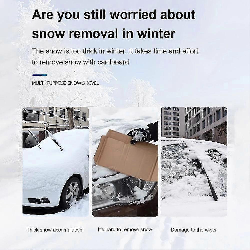 Durable Multifunctional Portable Ice Cleaner Tool for Windshields, Suitable for Various Vehicles