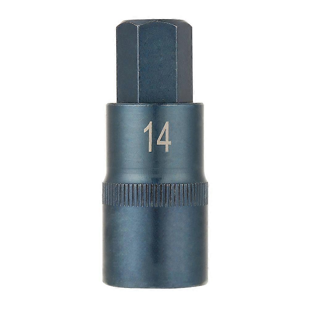 S2 Alloy Steel 1/2" H14 Hex Socket Adapter for Power Tools 50mm