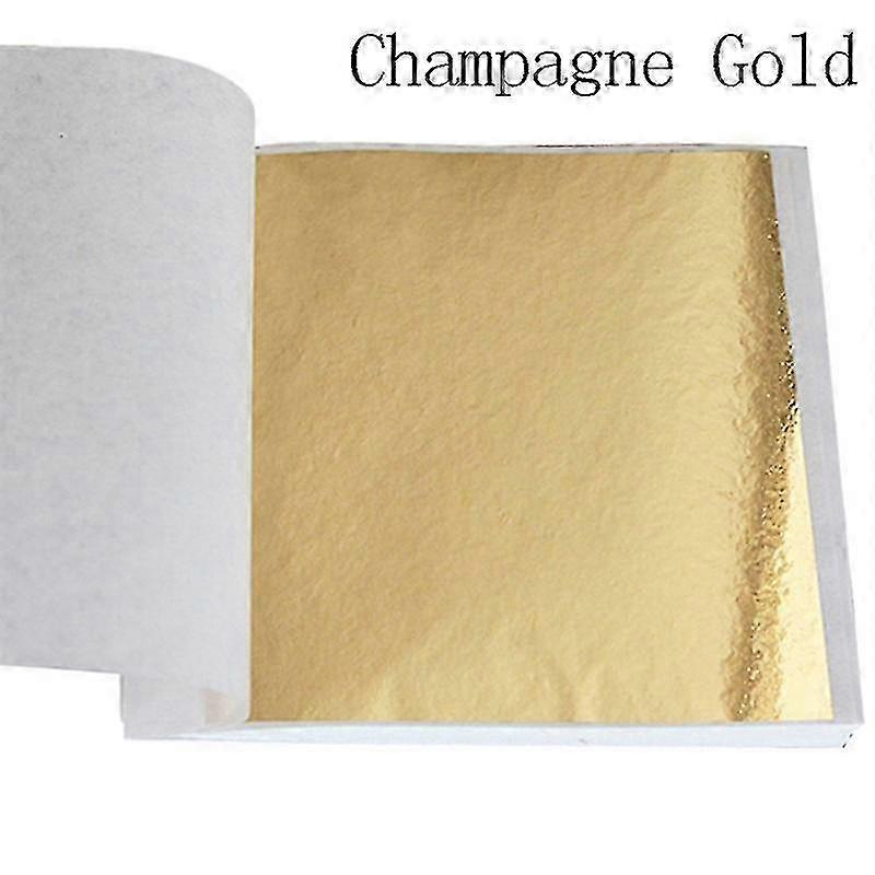 100 Sheets Gold Foil Leaf Gilding Craft Paper Decoration Tool