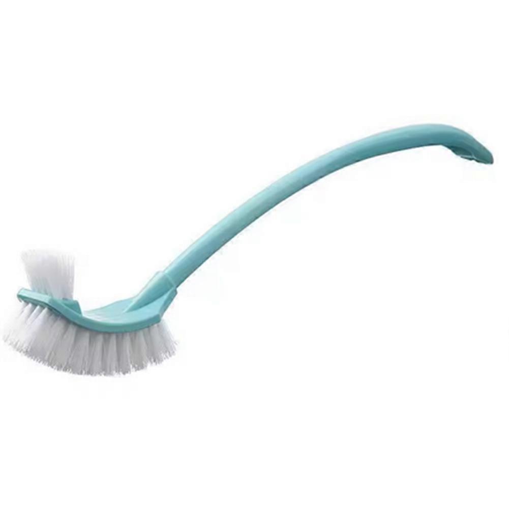 Multi-Function Double Head Clean Toilet Brush Hair Curved Brush B