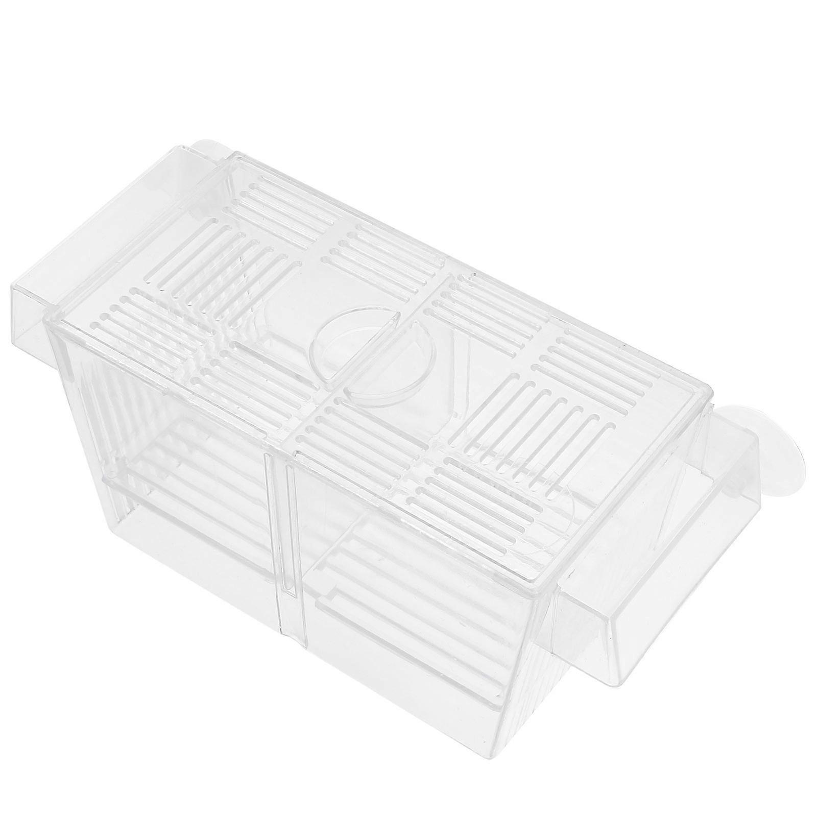 Tank Hatchery Incubator Fish Breeding Isolation Box Aquarium 8.65X3.73X3.73in Hatching 1Pack