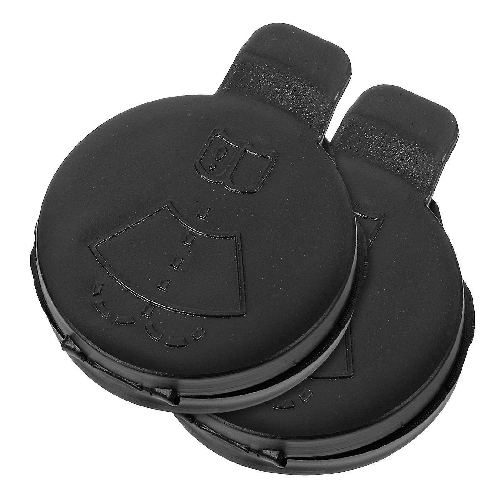 Windshield Wiper Fluid Cap Car Windshield Washer Cap Replacement 2Pcs