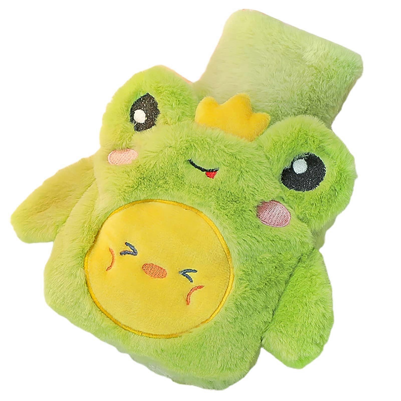 Warm pack, soft, explosionproof, 500ml, for neck, back, waist, leg pain relief, yellow green.