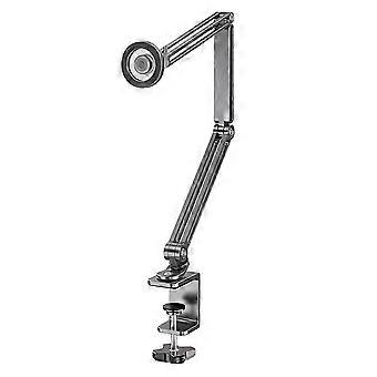 Magnetic Desk Phone Stand for Tablet Cellphone Overhead Adjustable Metal Long Arm Phone Mount for Ph Edition 0709