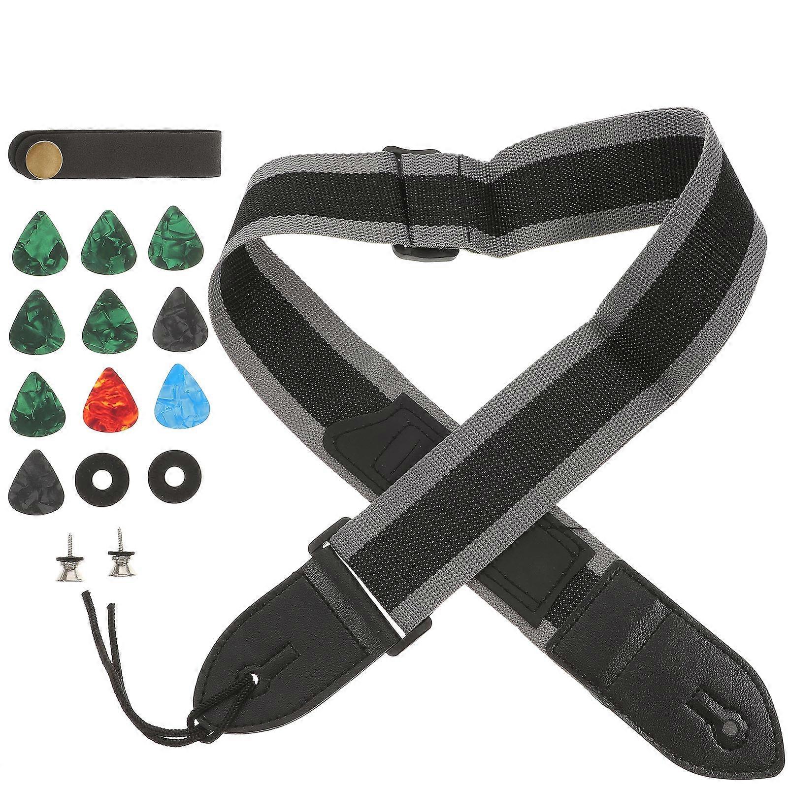 Guitar Strap Kit Electric Acoustic Guitar Strap Replacement 1Set