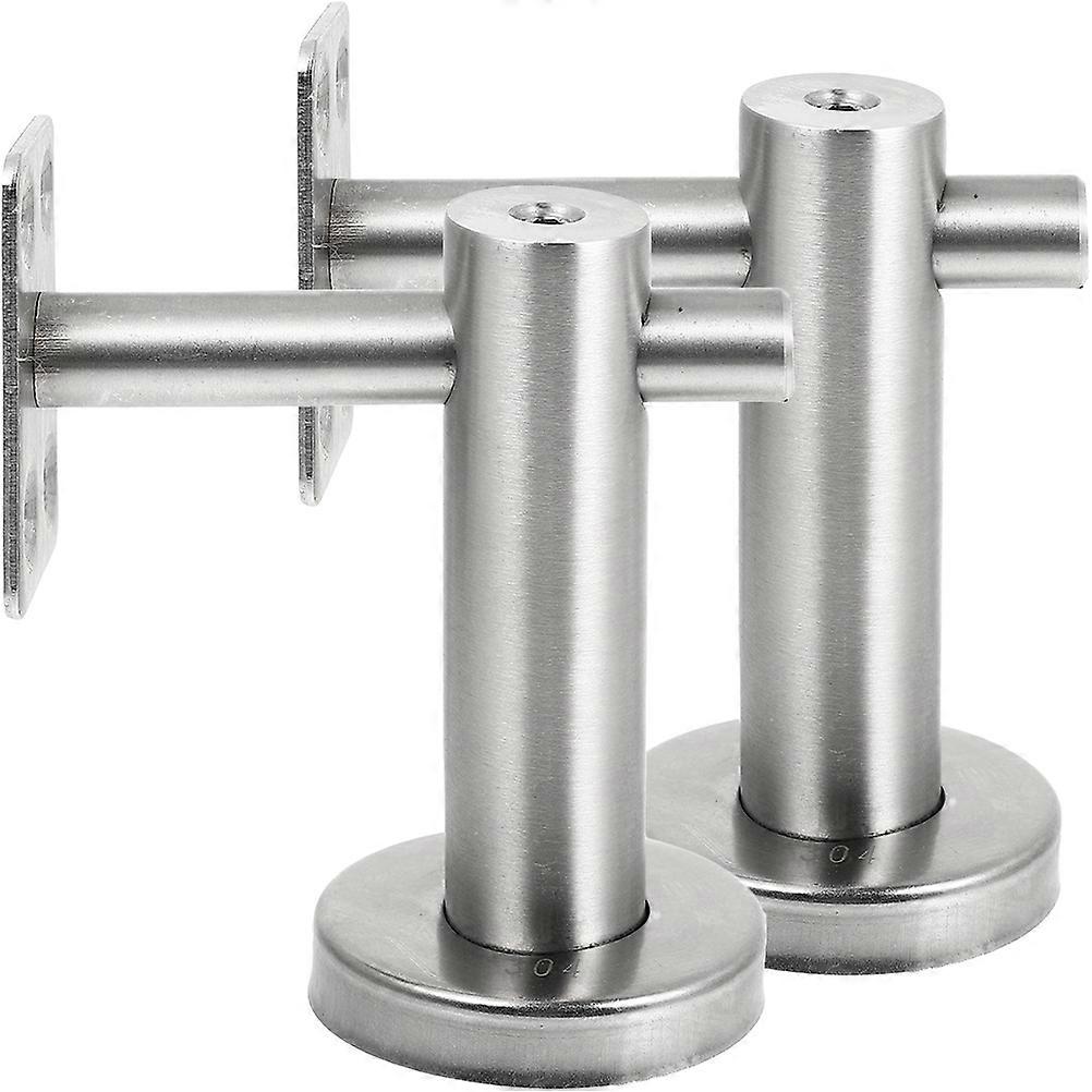 Railing Brackets For Handrail Adjustable Stair Railing Support Decoration Fire Corridors 8X8CM 2Pcs