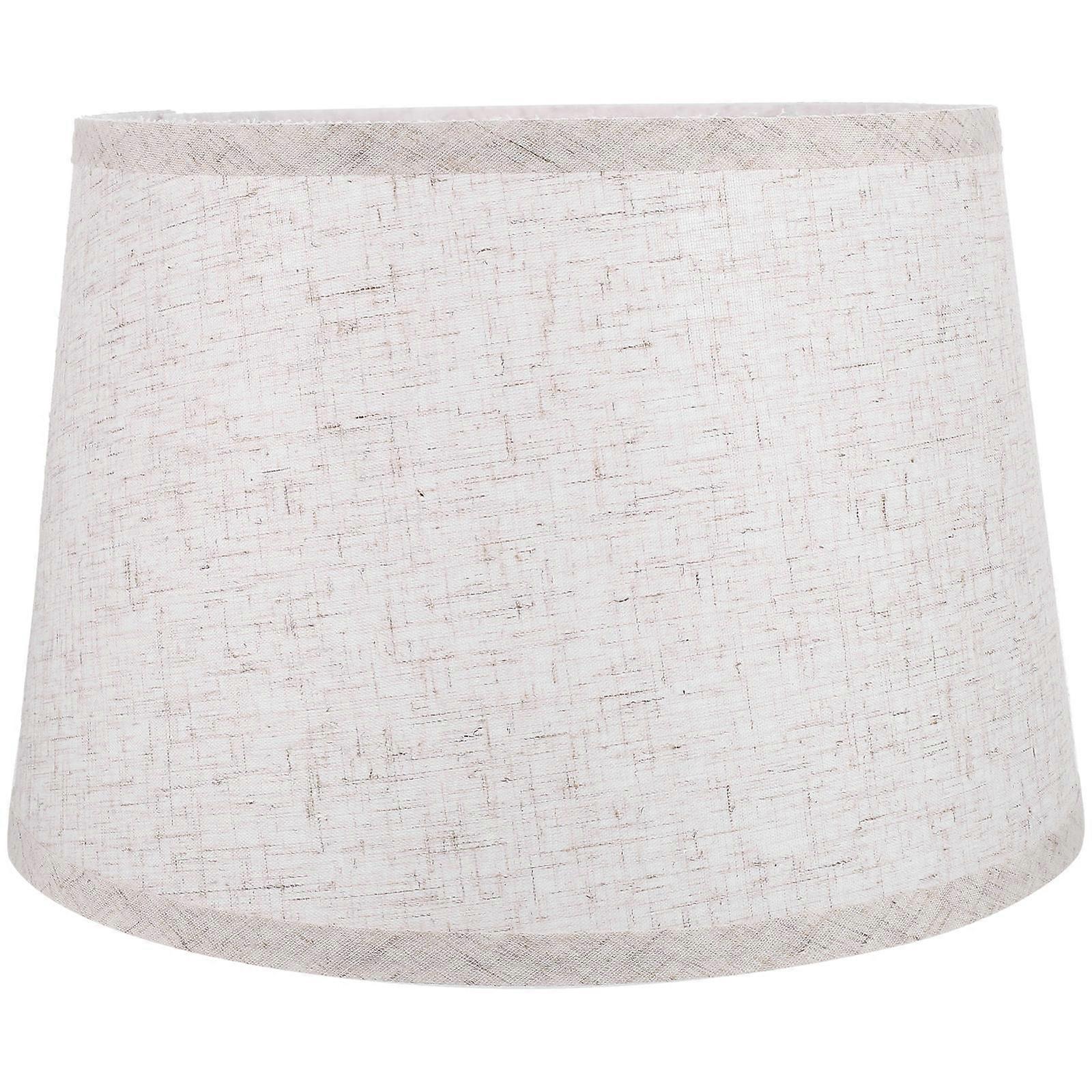 Drum Lampshade Wear-Resistant Fabric Tabletop Lamp Shade Ceiling Light Cover For Home American Style 30.00X30.00X20.00Cm 1Pack