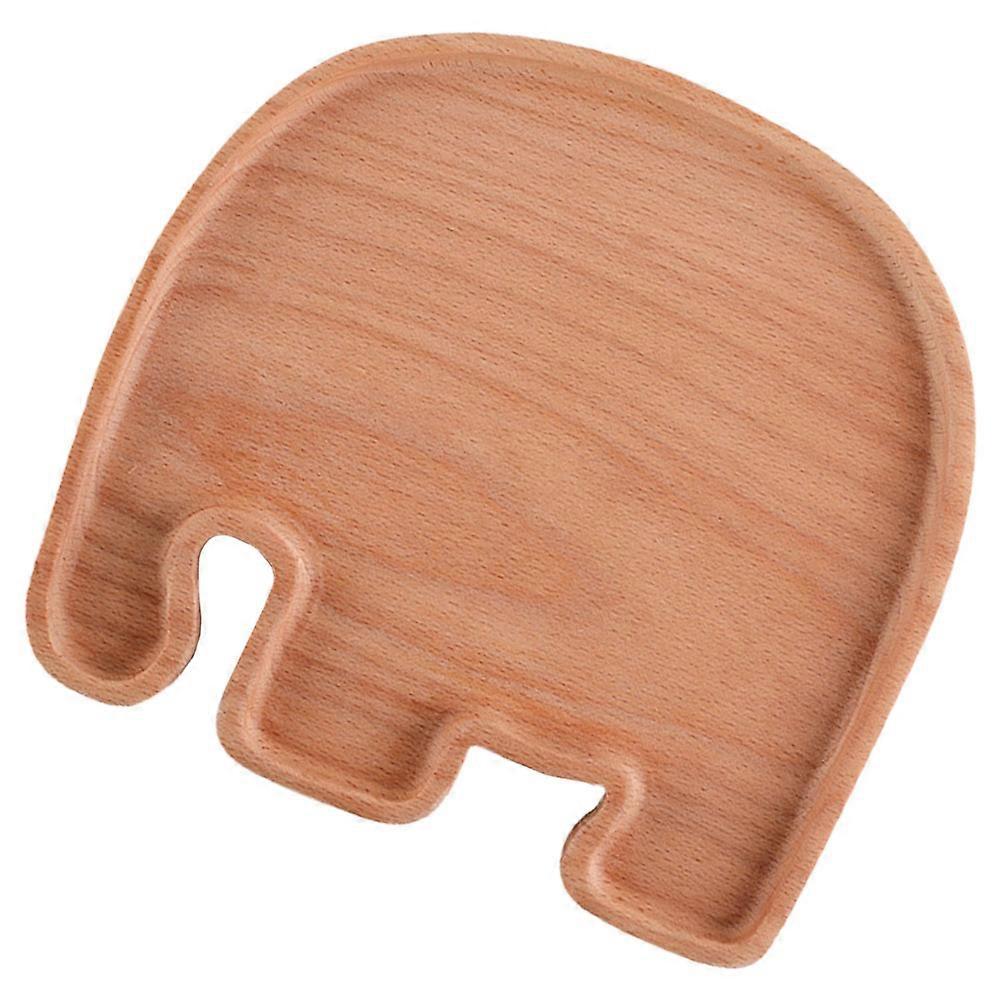 Cartoon Chocolate Service Plate for Home Use Made of Synthetic Material 1PC