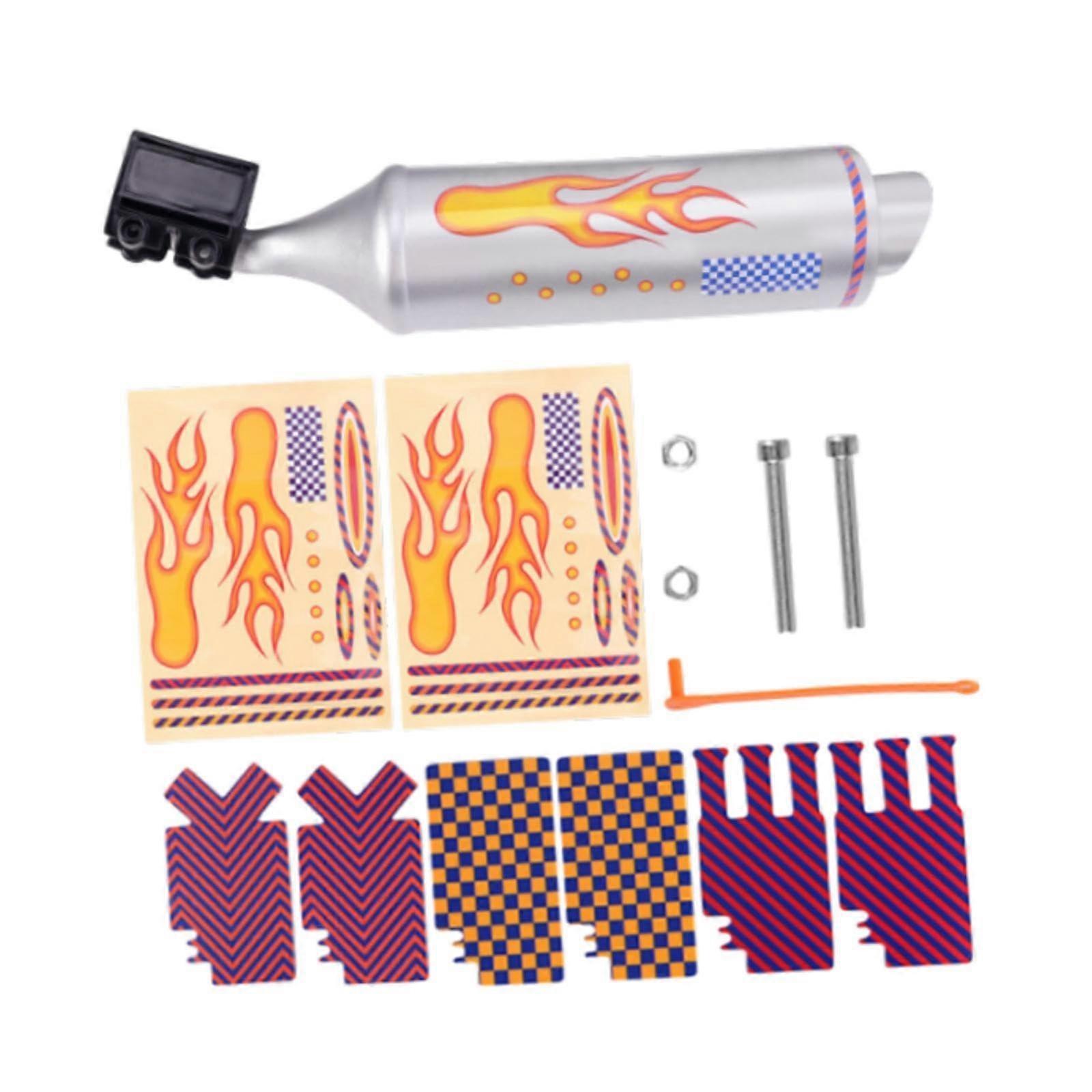 Bicycle Exhaust Sound System Spoke Exhaust Pipe Engine Sound Effects Direct Replacement Stable Fit For Bicycle