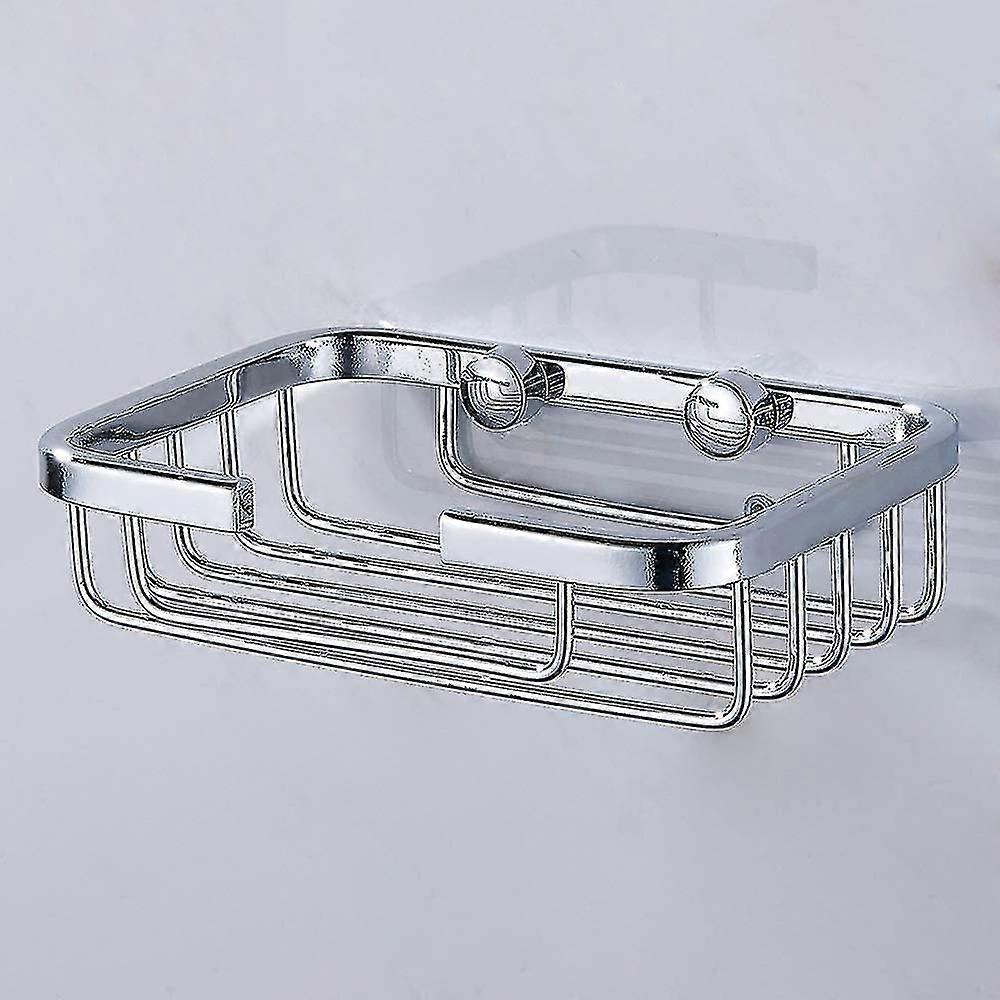 صحن صابون دش فولاذي ، حامل إسفنجة صابون ، صحن صابون غير لامع من الفولاذ المقاوم للصدأ مثبت على الحائط للحمام دش مطبخ فندق 8.5x12x 3 سم