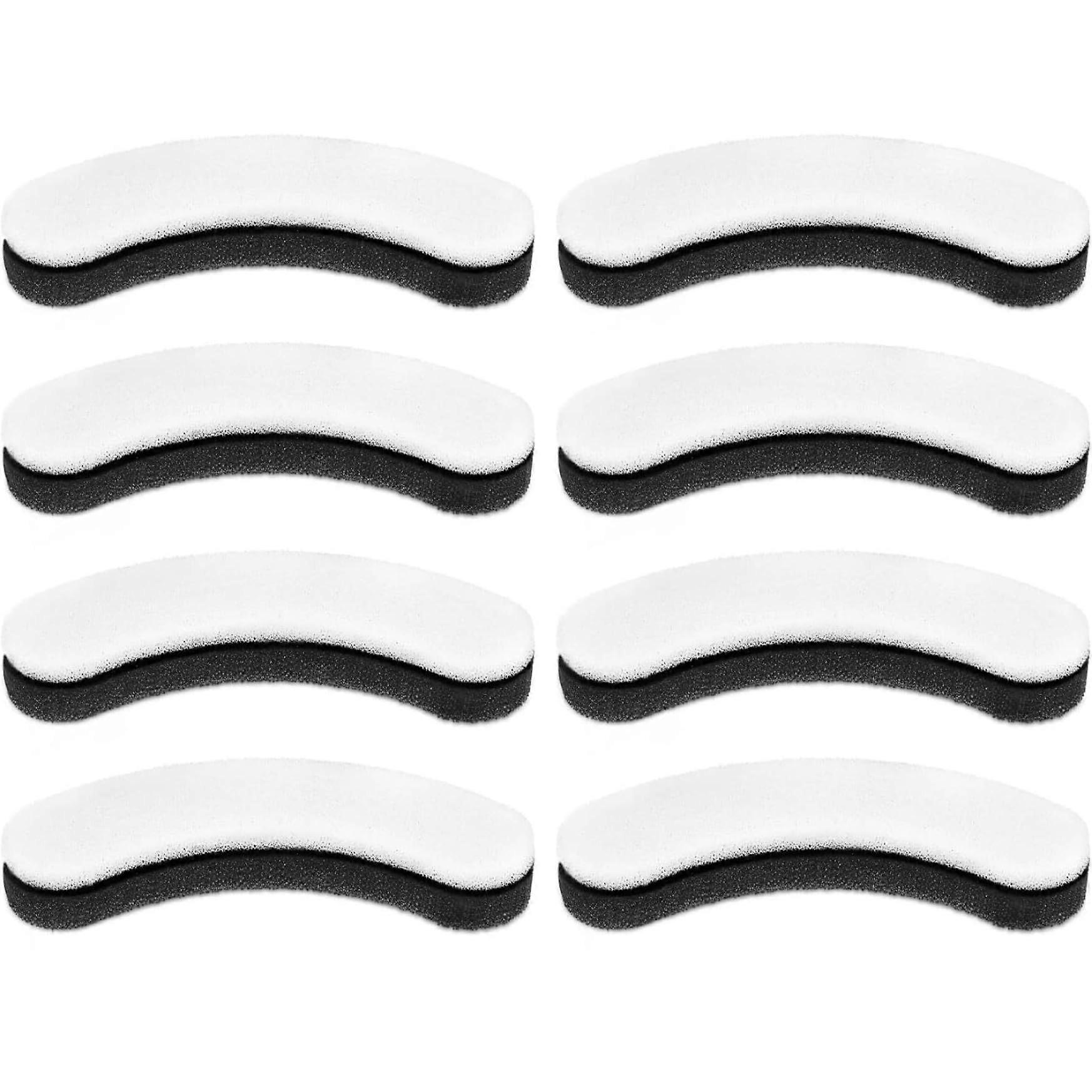 PET Fountain Filter, 8pcs 6.5 x 1.6 x 1 inch Cat Water Filter Replacement Compatible with DF10 DF30 Water Fountain Ref: 5121