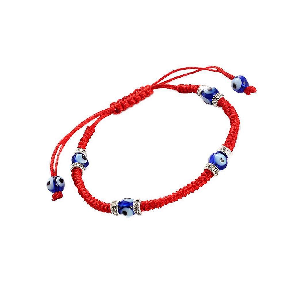 Woven Friendship Bracelet Eye Beads For Girls Simple Fashionable Style 22 X 0.6 X 0.6cm 1Pack