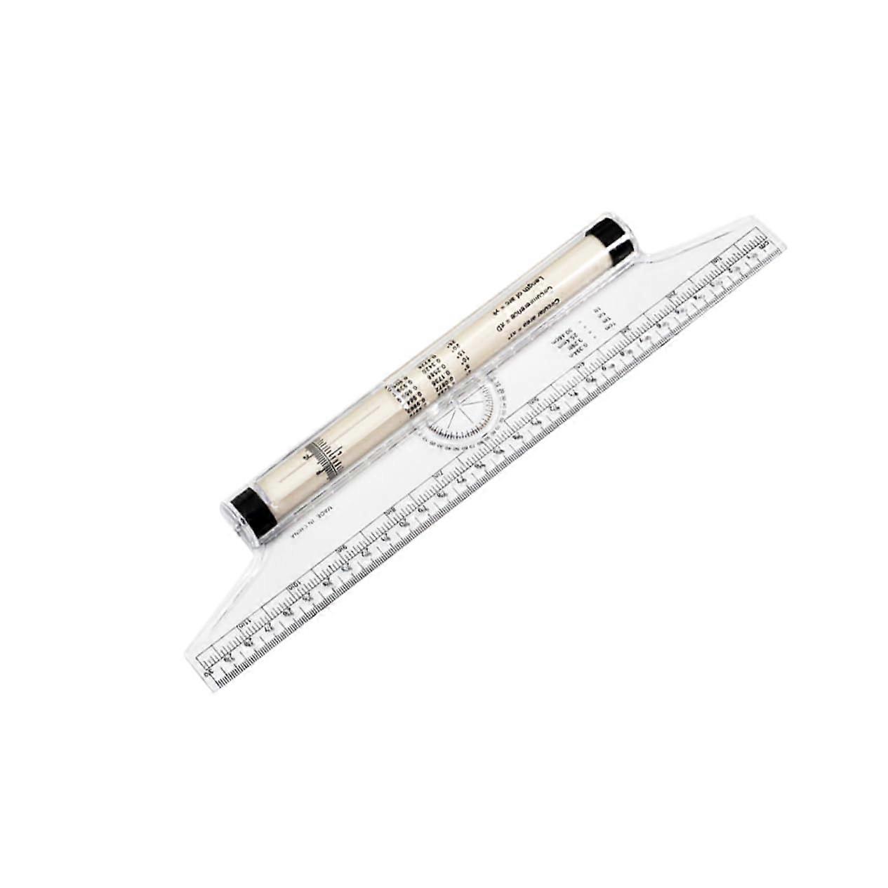 Rolling Parallel Ruler For Angle Measurement: Versatile Drawing Tool For School, Office, Engineers; Precise And Durable