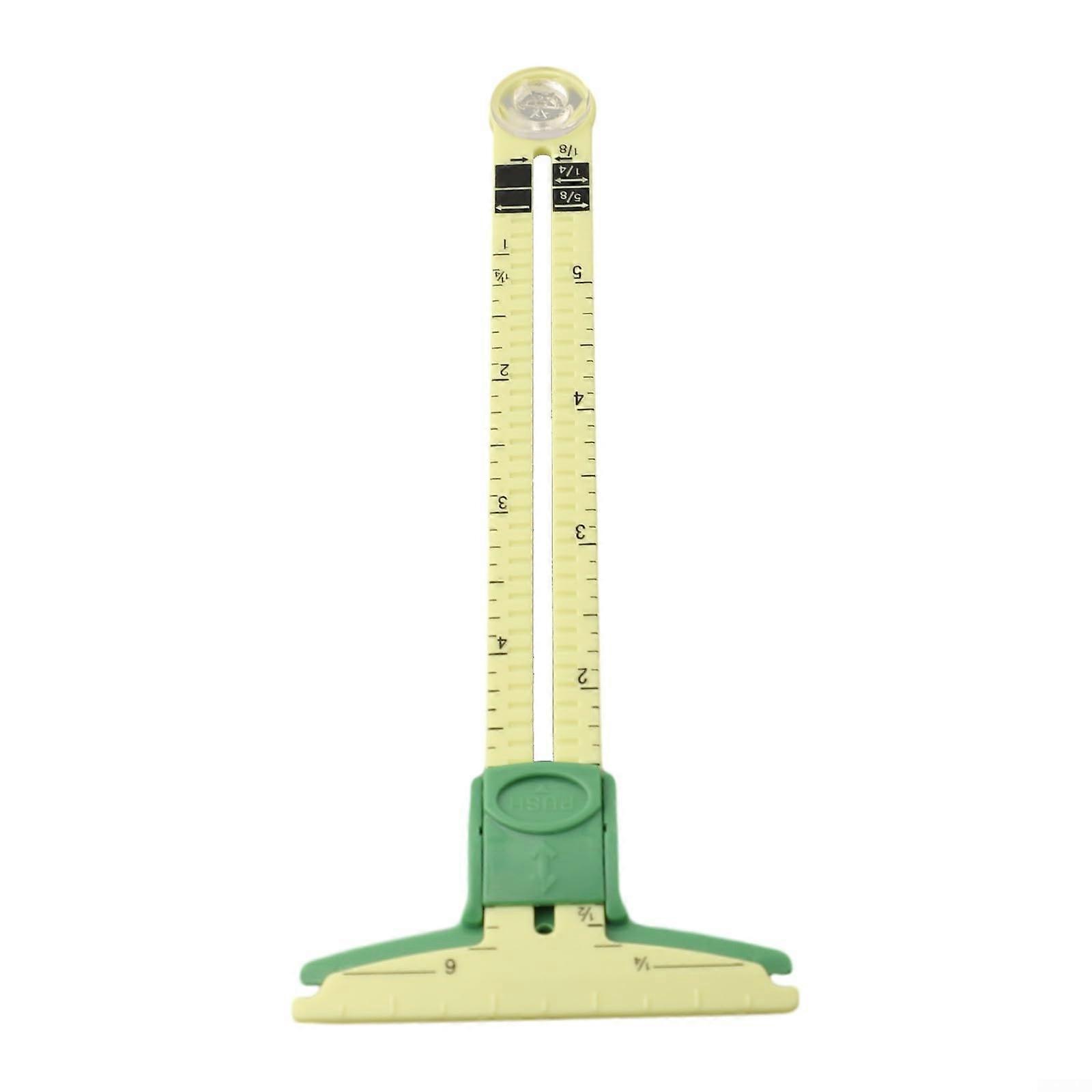 Lightweight, portable sliding gauge, ideal for quilting and embroidery.