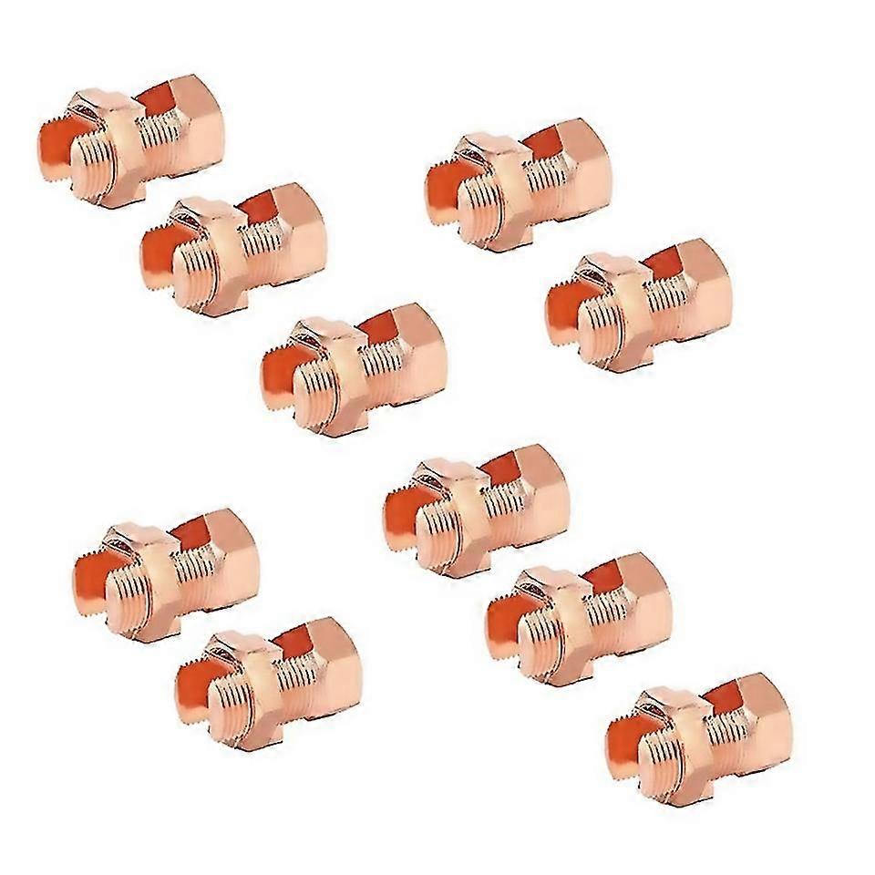 For 10pcs Split Bolt Connector Grounding Split Bolt Connector