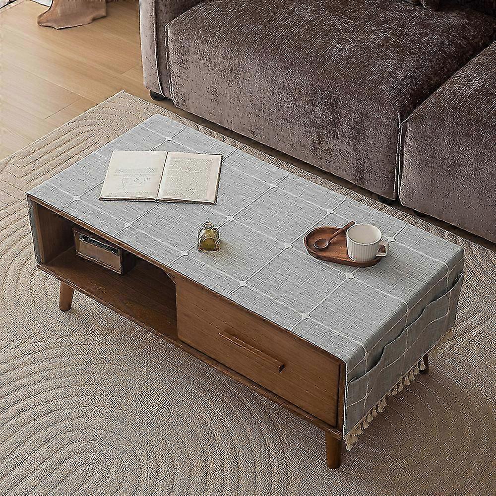 Waterproof Table Runner Checkered Tea Table Mat - Practical and easy to clean waterproof material for everyday use. 2025