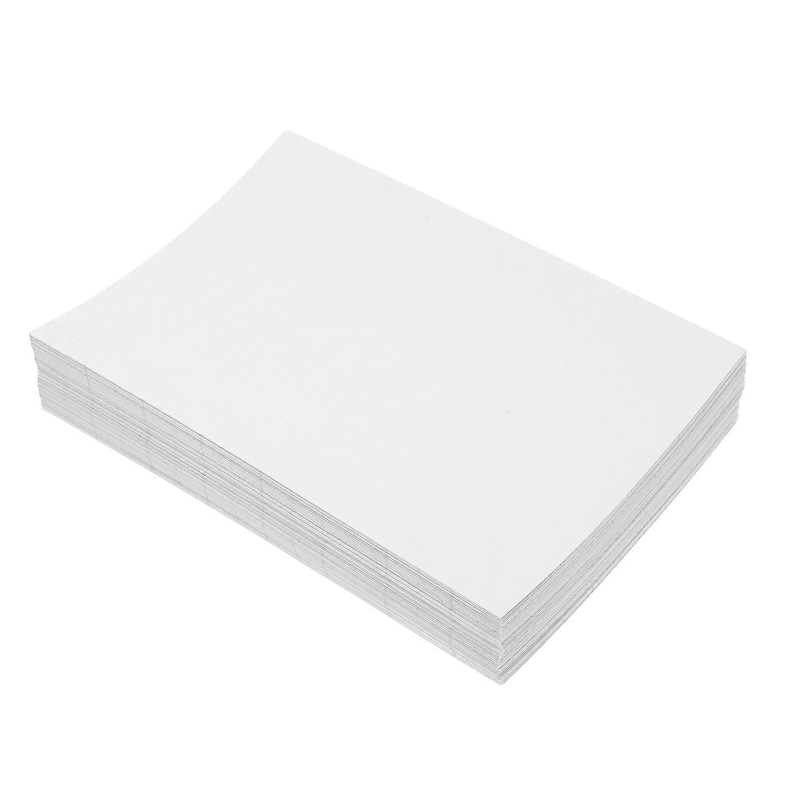 100pcs Self Adhesive Laminating Sheets Transparent PVC Protective Film for Photos Documents DIY Projects Office Supplies