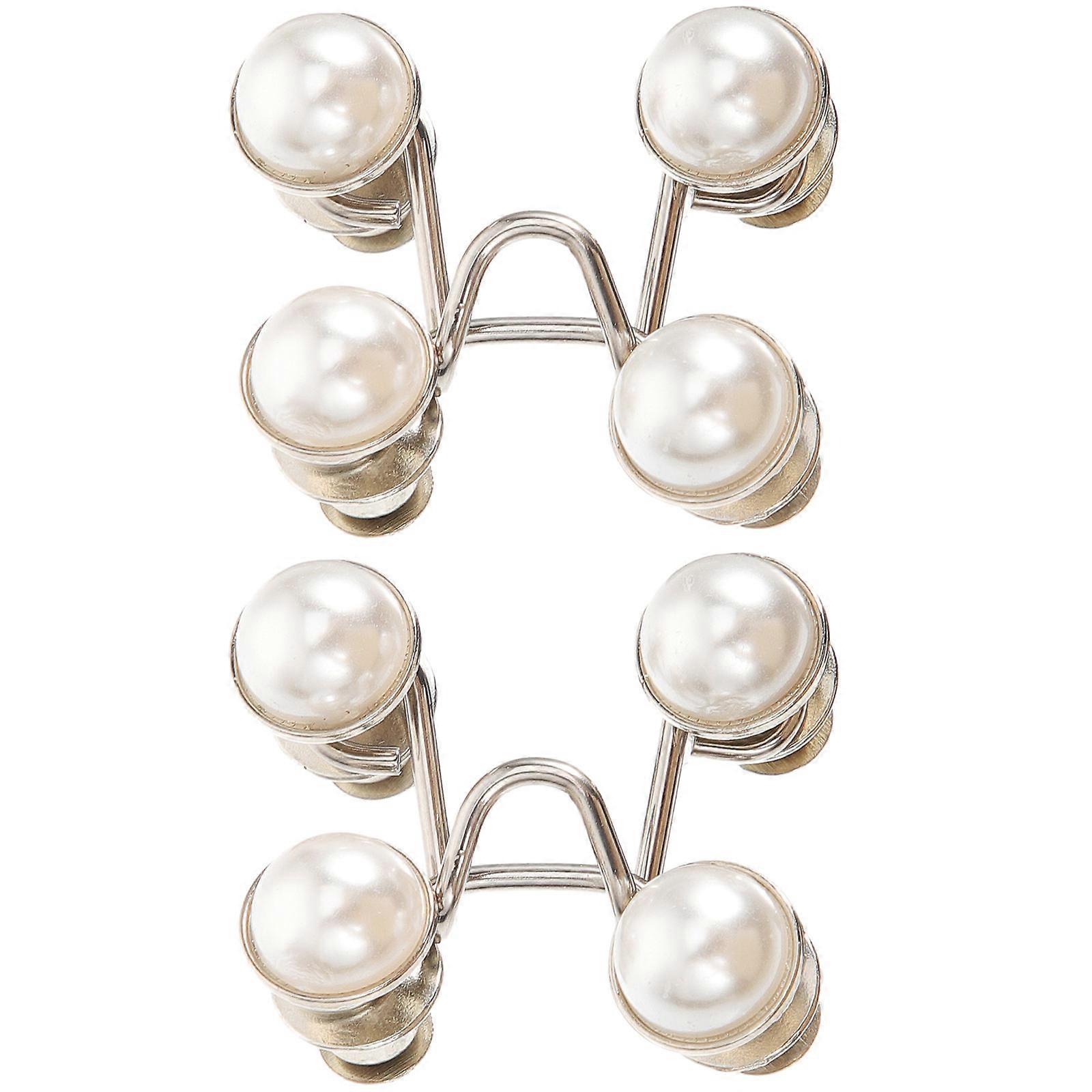 אביזר התאמת מותניים ג'ינס כלי מתכוונן עיצוב שיק למבוגרים 3.2x1 ס"מ 2 סט