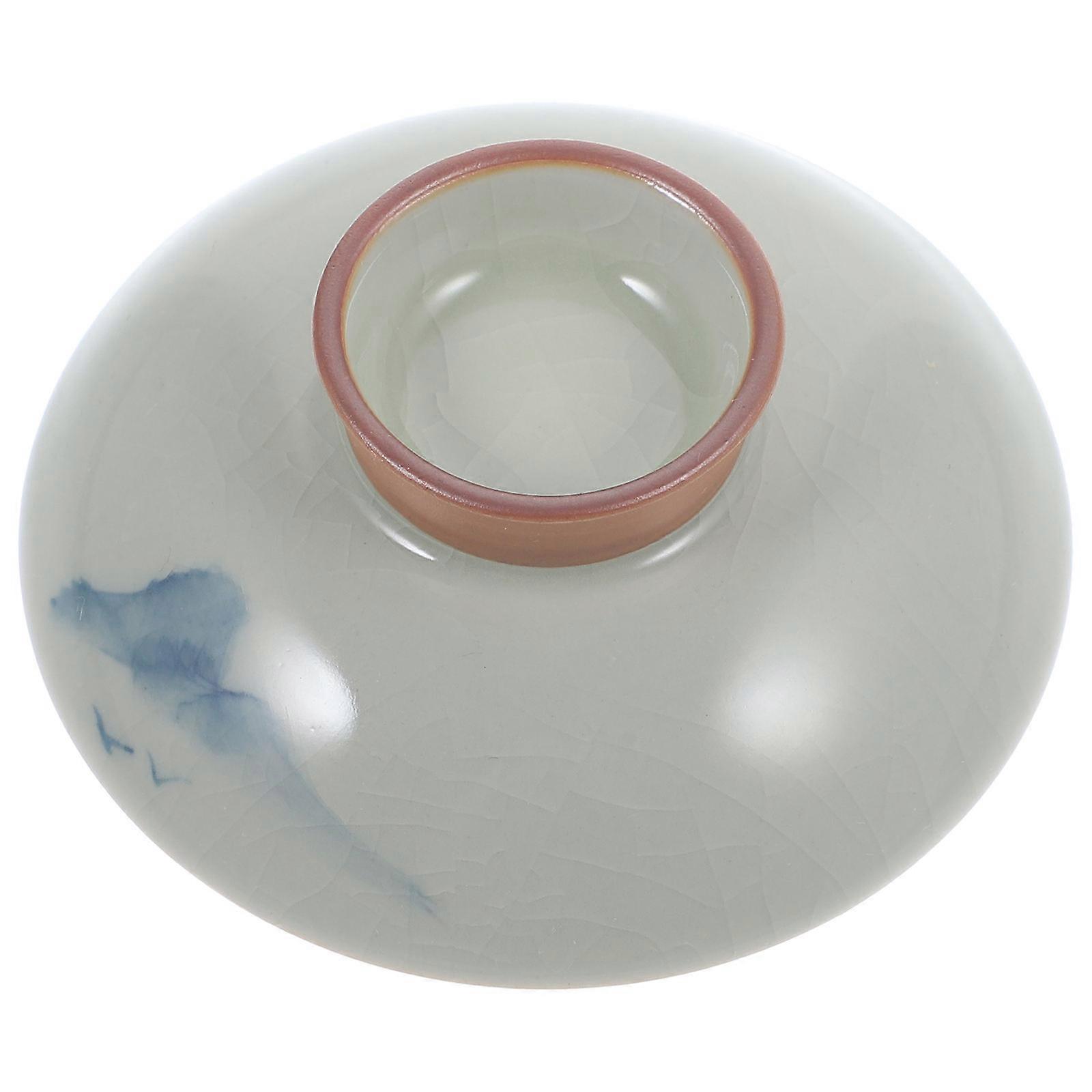 Ceramic Tea Bowl with Lid 1 Set Ceramic Teacup Replacement Cover