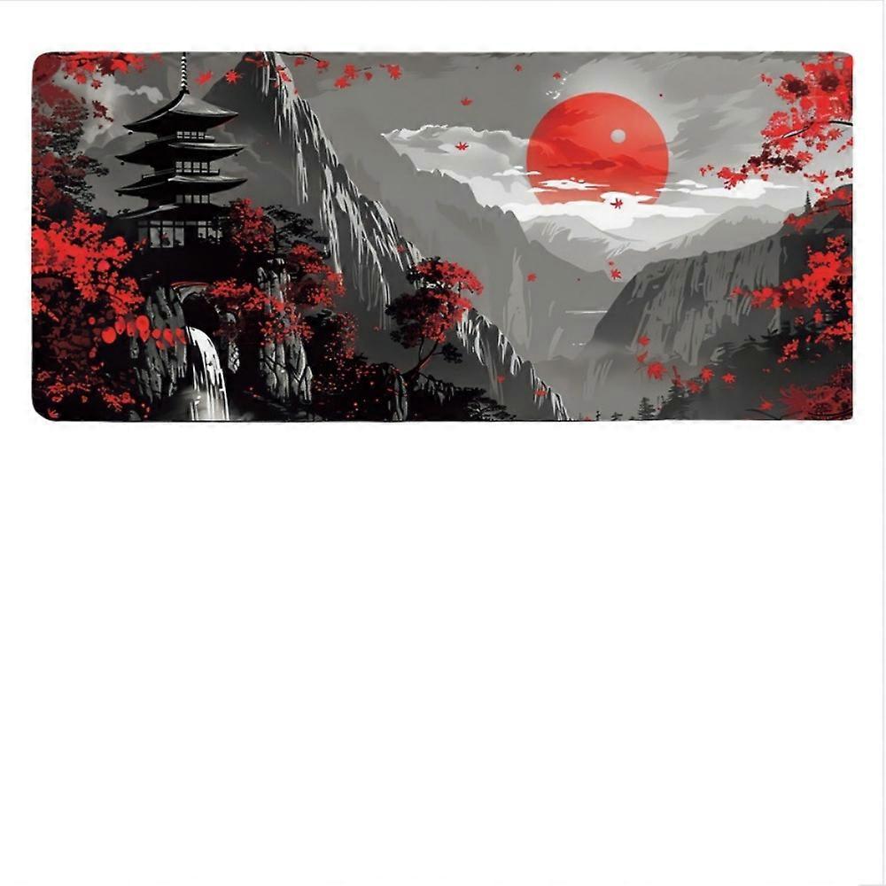 INF Japanese Sumi-e Mouse Pad Non-Slip Edge Locking Keyboard
