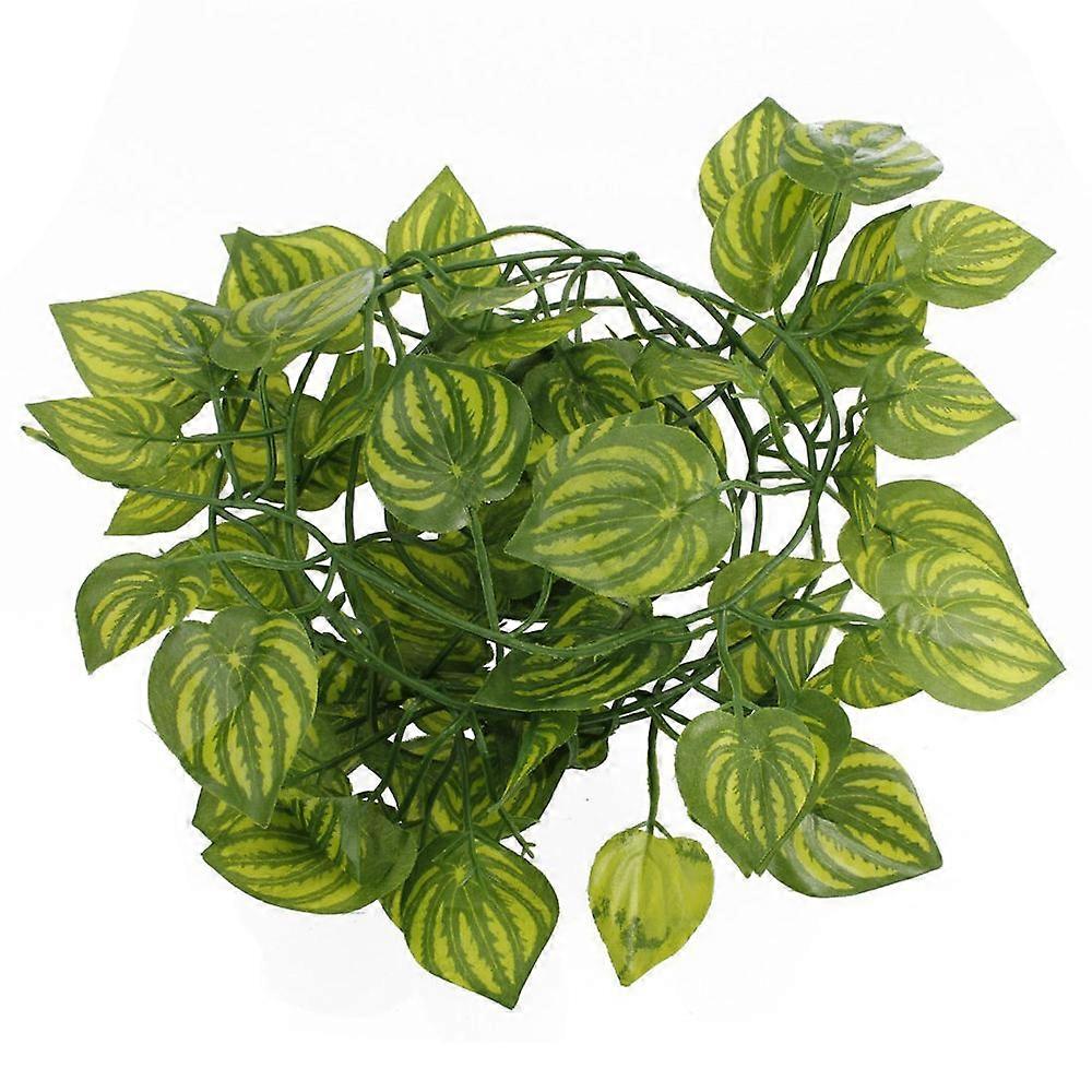 2M Artificial Watermelon Leaves Decorative Vine in Green for Indoor and Outdoor Use