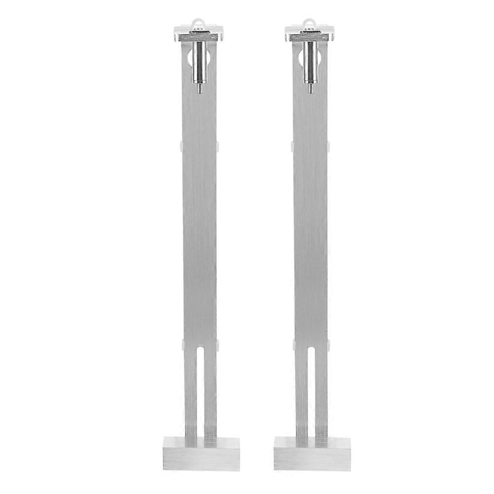 Aquarium Light Holder Adjustable Bracket .1×10.6×2.8in For Fish Tank Accessory And Decoration 2Pcs