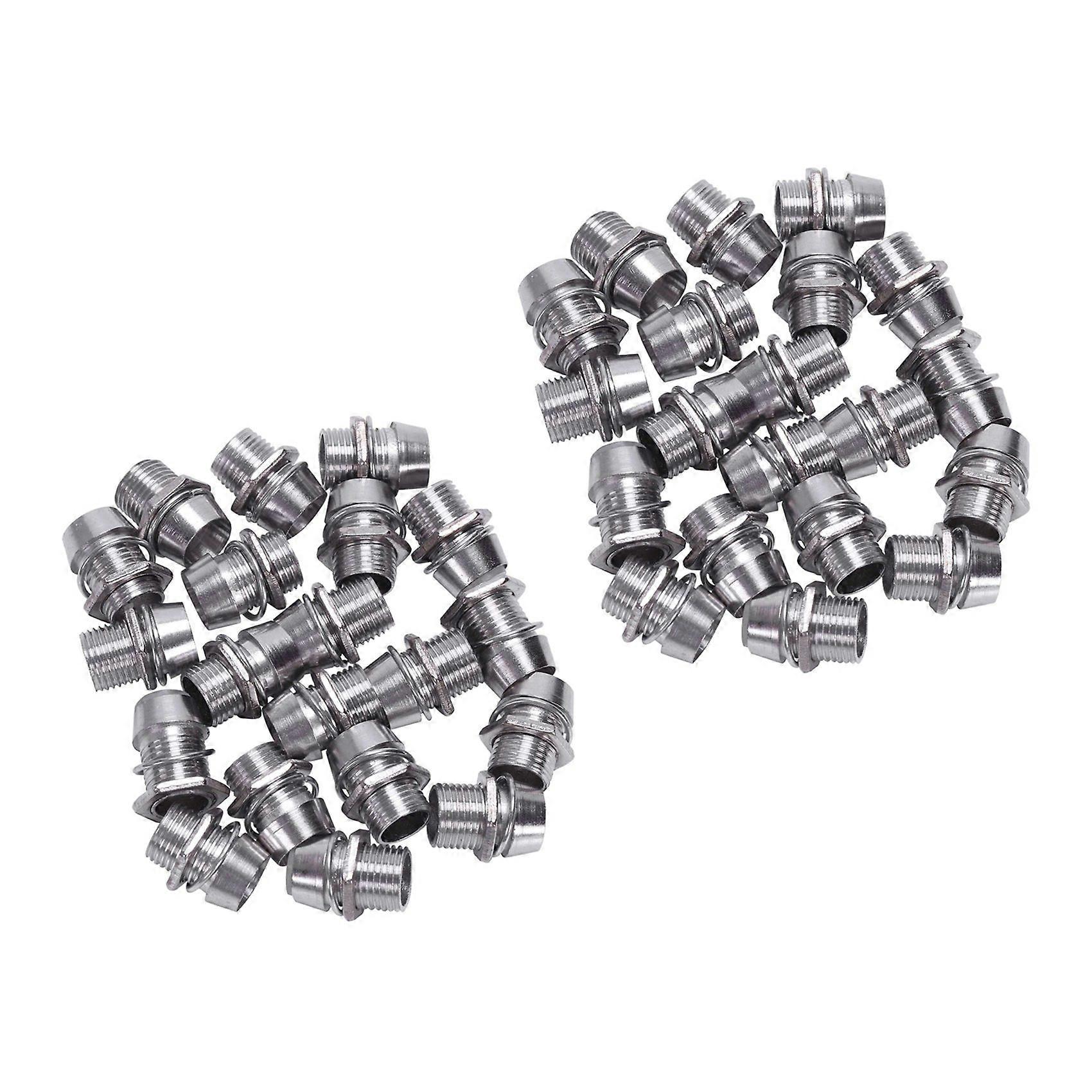 40 Pcs Copper 5mm Light Emitting Diode LED Holder Mount Panel Display