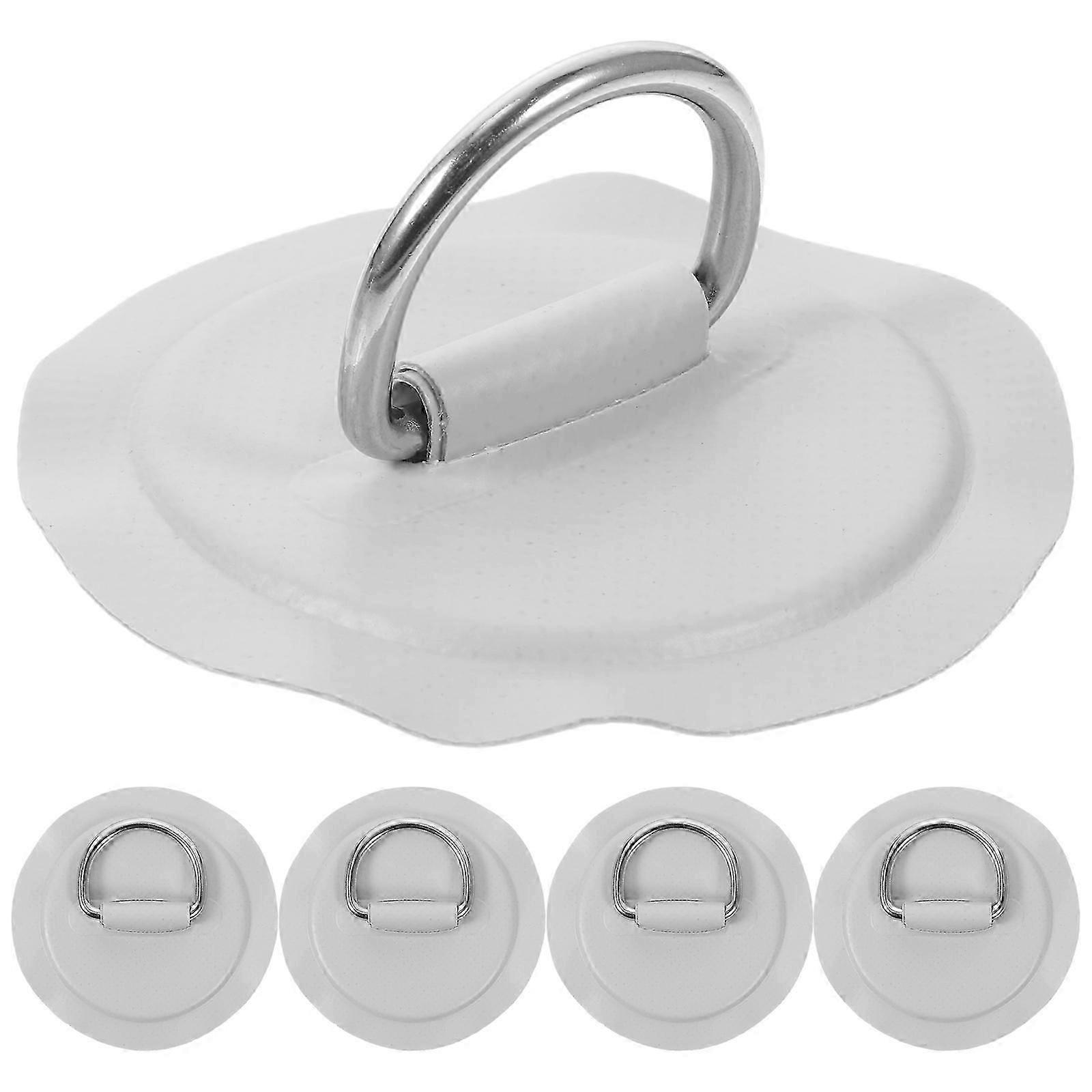 5pcs d anéis infláveis barco canoa corda fivelas de aço inoxidável d anel almofada kayak suprimentos