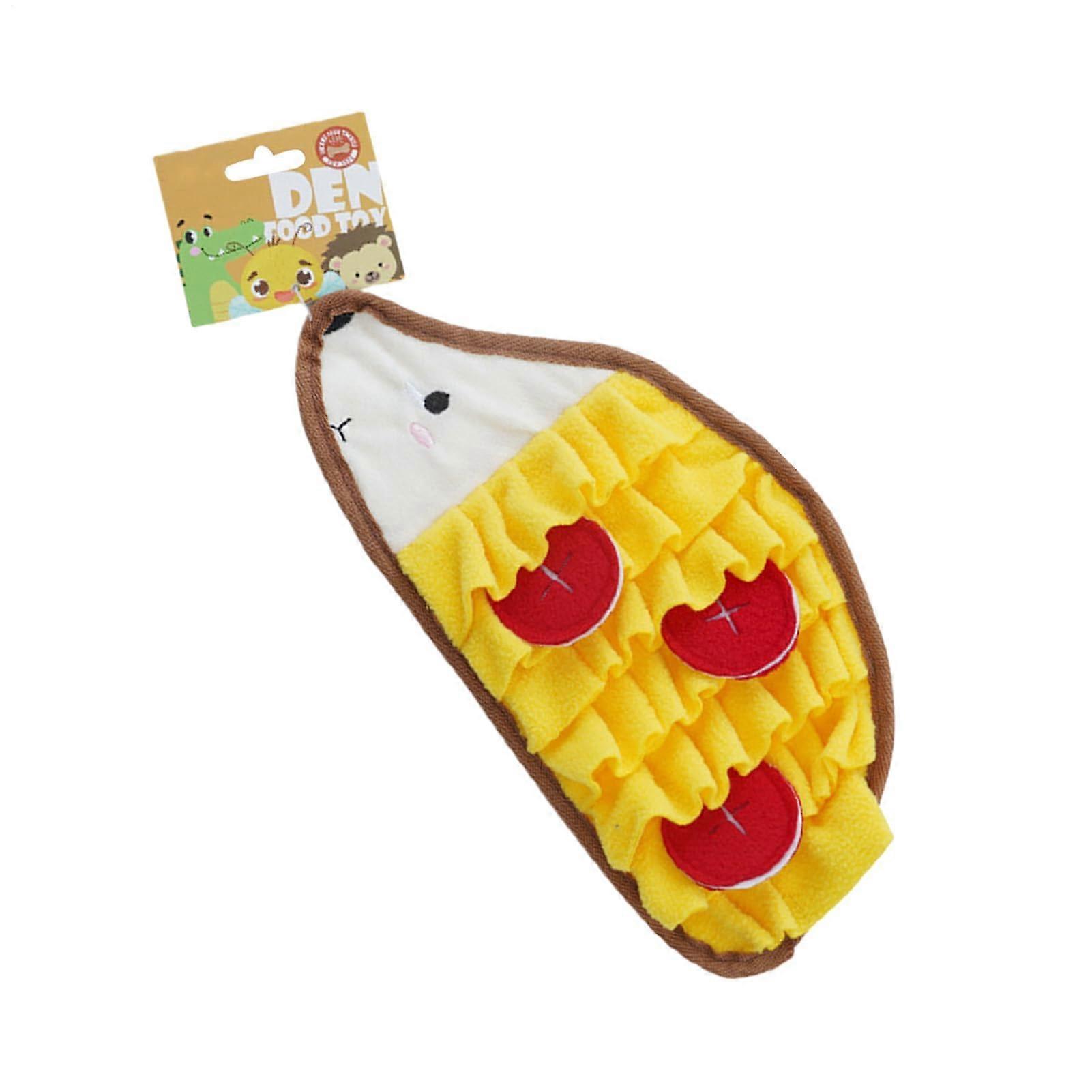 Hund Snuffle Matte, Interactive Snuffle Mat for Dogs, Slow Feeder Enrichment Toy, Yellow, Mental Stimulation, Dog Puzzle